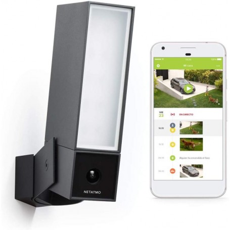 Camara Exterior de vigilancia wifi Netatmo NOC-PRO vision nocturna