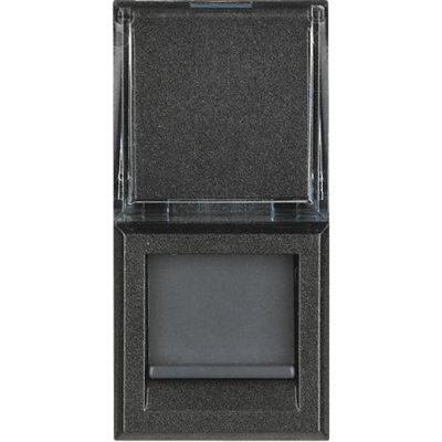 Base RJ45 UTP cat6A 1 módulo BTICINO Axolute HS4279C6A Antracita