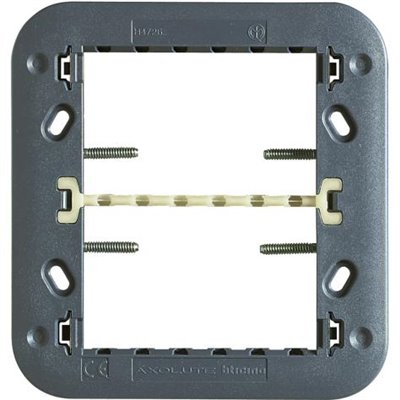 Soporte bastidor con tornillos Bticino Axolute 3+3 modulos H4726