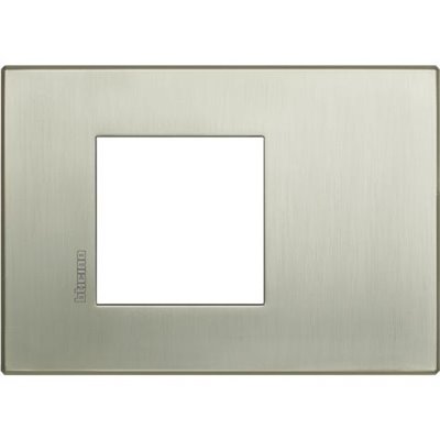 Marco embellecedor Bticino HW4819TIS Axolute Air 2 modulos Titanio