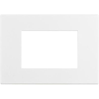 Marco embellecedor Bticino HW4803AW Axolute Air 3 modulos Blanco Opaco