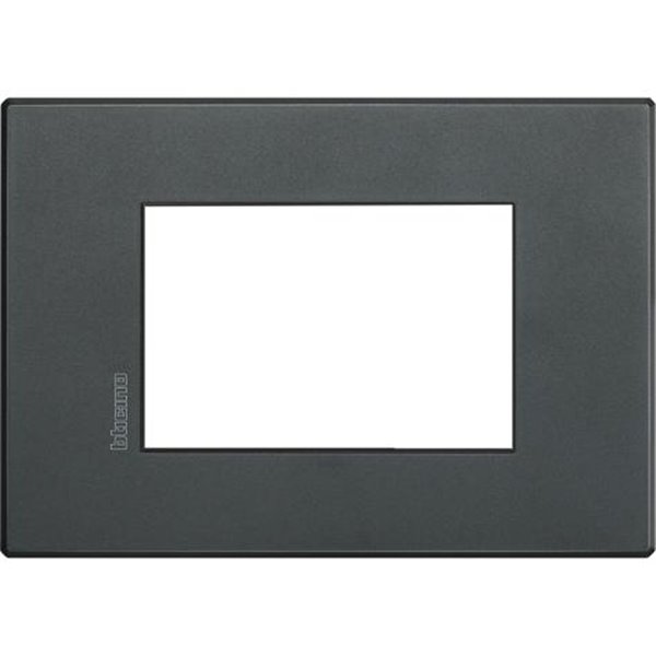 Marco embellecedor Bticino HW4803XN Axolute Air 3 modulos Eclipse