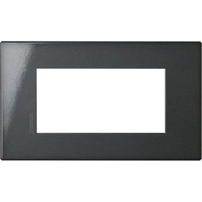 Marco embellecedor Bticino HW4804HS Axolute Air 4 modulos Antracita