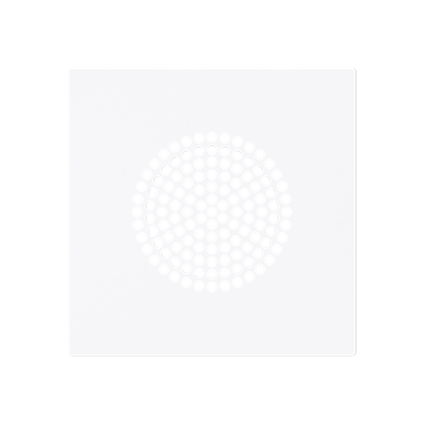 Tapa para timbre/zumbador NIESSEN 8929 BL serie Alba Blanco brillo
