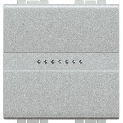 Conmutador iluminable axial 2 módulos BTICINO Livinglight NT4053M2AN Tech