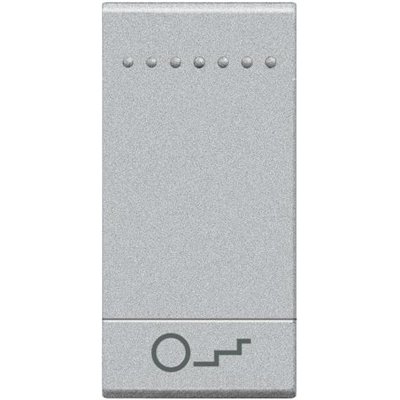 Tecla símbolo luz escalera iluminable 1 módulo BTICINO Livinglight NT4915BN Tech