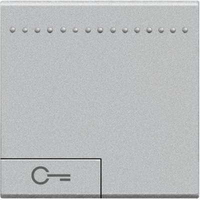 Tecla símbolo llave iluminable 2 módulos BTICINO Livinglight NT4915M2FN Tech