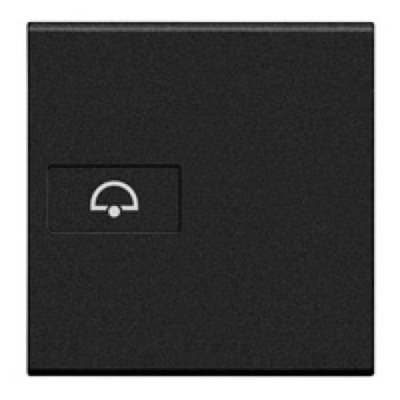 Tecla símbolo timbre axial 2 módulos BTICINO Livinglight L4916M2D Antracita