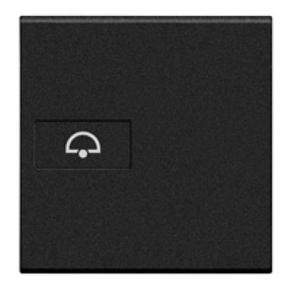 Tecla símbolo timbre axial 2 módulos BTICINO Livinglight L4916M2D Antracita
