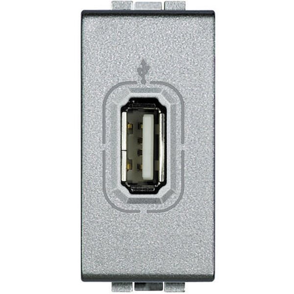 Base USB A  Bticino N4285 LivingLight 1 modulo Tech