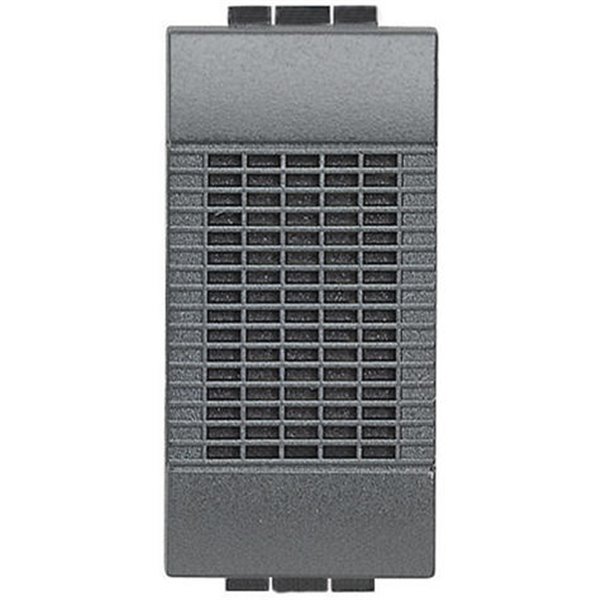 Timbre bronce 230V 1 módulo 8VA-80db BTICINO Livinglight L4351/230 Antracita