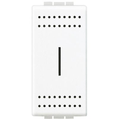 Portafusible 1 módulo 10A BTICINO Livinglight N4321 Blanco