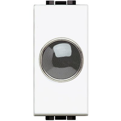 Portalámpara con difusor transparente 1 módulo BTICINO Livinglight N4371T Blanco