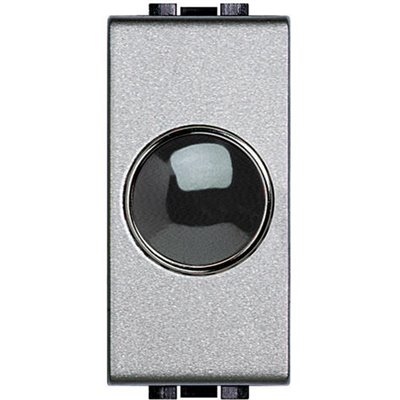 Portalámpara con difusor transparente 1 módulo BTICINO Livinglight NT4371T Tech
