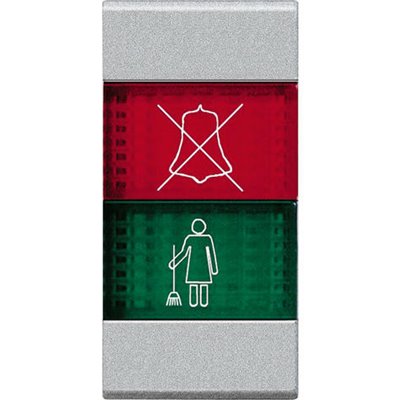 Portalámpara no molestar/limpiar habitación 1 mód BTICINO Livinglight NT43723H Tech