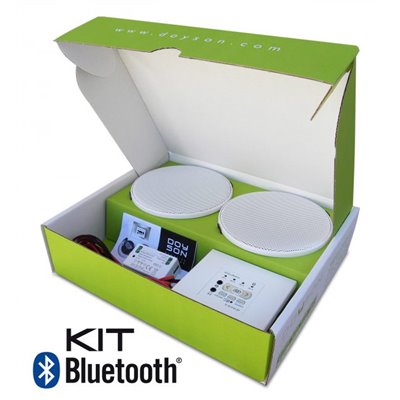 Kit bluetooth SK-10BT con mando 2 empotrables 3.5" 12V DC DOYSON 100069