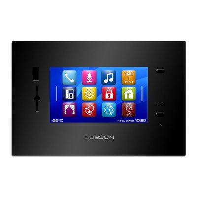 Mando domótico D 500 B pantalla táctil TFT 4,3" DOYSON 100070 Negro