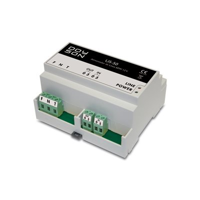 Alimentador US 50 de linea 60W 12V DOYSON 100251 carril Din