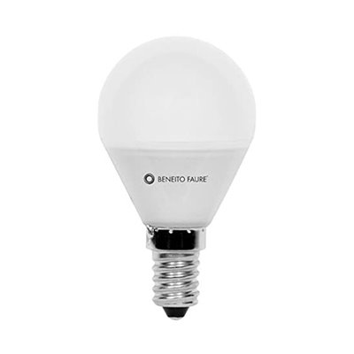 Bombilla esférica Led dimmable E14 5.5w 4000K BENEITO FAURE 592563R-F4