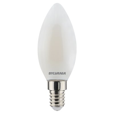 Bombilla Led TOLEDO Vela Satinada E14 6w 2700K SYLVANIA 0029484