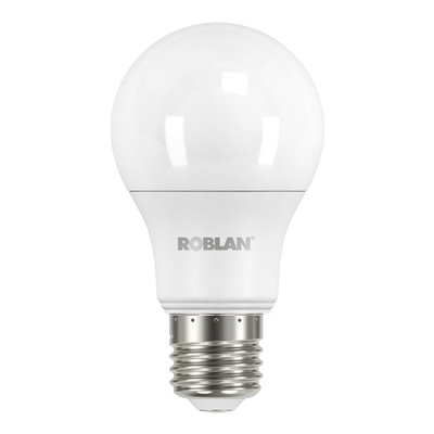 Bombilla Led Estándar E E27 8w 6500K ROBLAN EST9B