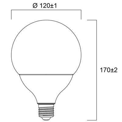 Bombilla Led TOLEDO G120 E27 20w 4000K SYLVANIA 0026903