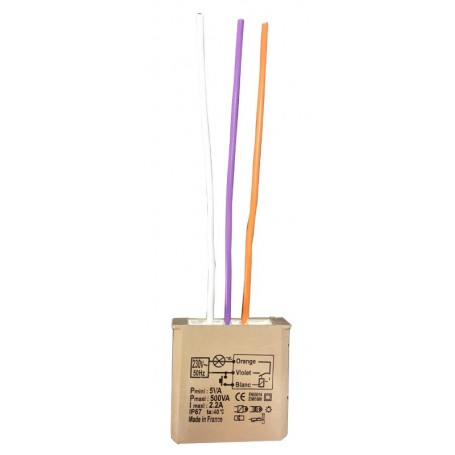 Telerruptor con funcion parpadeo cableado Yokis By Golmar MTC500E