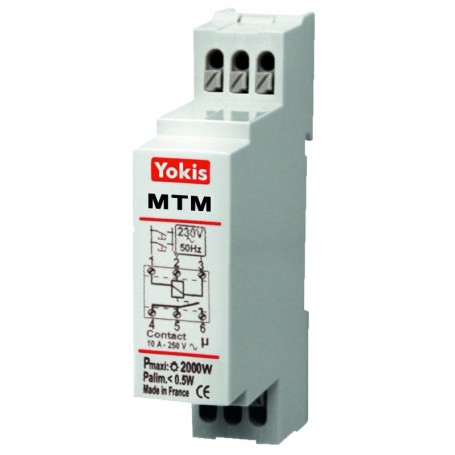 Telerruptor minutero de escaleras cableado Yokis By Golmar MTM500M