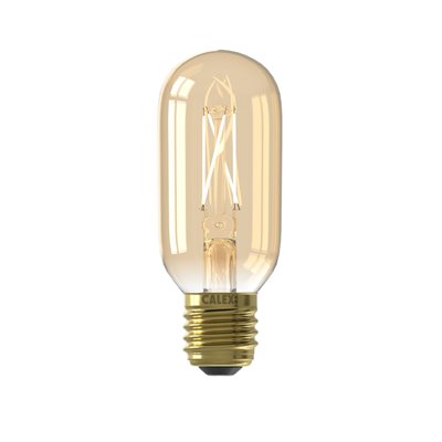Bombilla Led regulable CALEX 1101003900 E27 Tubo T45x110 3.5W 2100K Gold