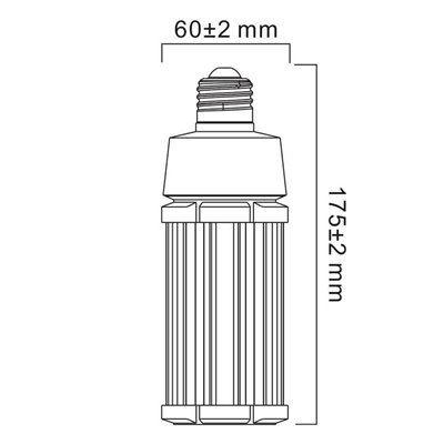 Bombilla industrial Led TOLEDO Performer T60 E27 27w 4000K SYLVANIA 0028370