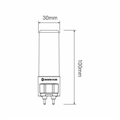 Bombilla Led HQI tubular G12 10W 3000K 1000Lm BENEITO FAURE 592063-G12/3