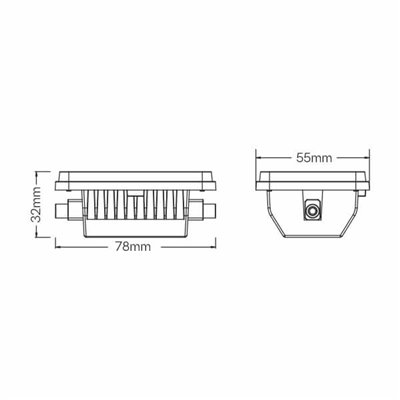Bombilla Led Lineal R7s 9W 3000K 858Lm BENEITO FAURE 140L026L