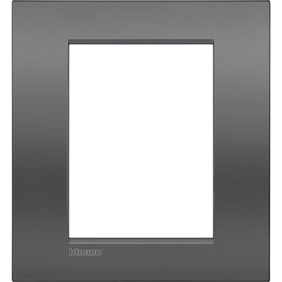 Placa embellecedora 3+3 módulos Livinglight AIR BTICINO LNC4826ST Street