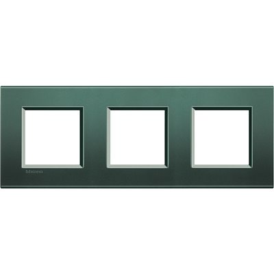 Placa 3 elementos 2+2+2 módulos Livinglight BTICINO LNA4802M3PK Park