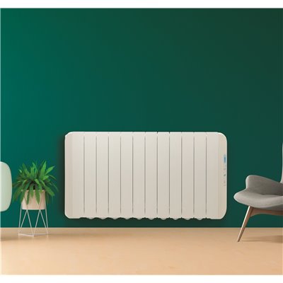 Radiador eléctrico FARHO ECGUW12 serie ECO GREEN Wifi blanco 12 modulos 2000W