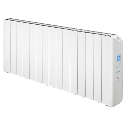 Radiador electrico Farho ECG15 serie ECO GREEN blanco 15 modulos 1.650W
