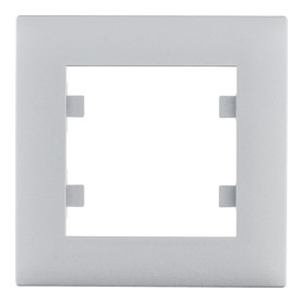 Marco 1 elemento Hager Lumina Intense WL5512 color Plata
