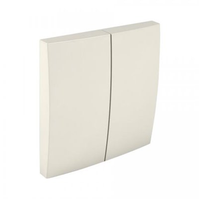 Tecla doble LOGUS 90 color marfil EFAPEL 90611 TMF