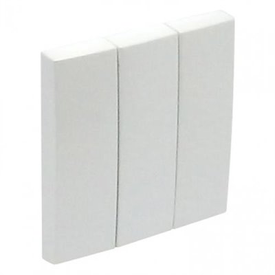 Tecla triple LOGUS 90 color hielo EFAPEL 90661 TGE