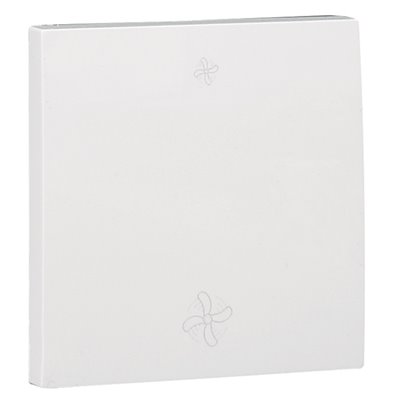 Tecla Simple con dos Símbolos Ventilador LOGUS 90 color blanco EFAPEL 90609 TBR
