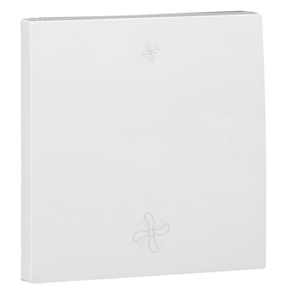 Tecla Simple con dos Símbolos Ventilador LOGUS 90 color blanco EFAPEL 90609 TBR