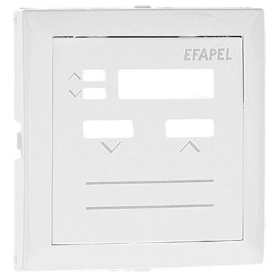 Tapa para Mando local Persiana con IR LOGUS 90 color blanco EFAPEL 90312 TBR