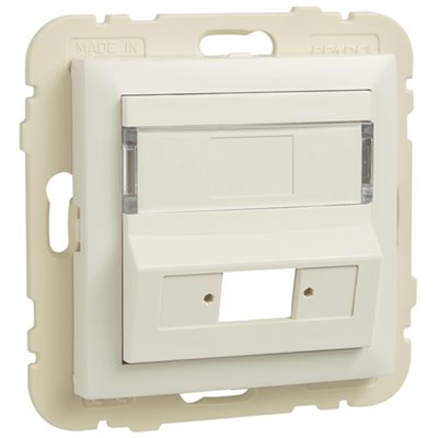 Tapa conectores fibra Óptica SC APC simplex LOGUS 90 color blanco EFAPEL 90449 SBR