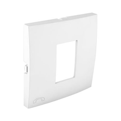 Tapa para toma telefónica LOGUS 90 color blanco EFAPEL 90712 TBR