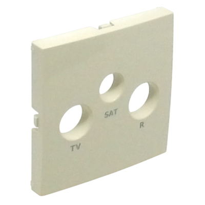 Tapa para toma R-TV-SAT LOGUS 90 color marfil EFAPEL 90775 TMF