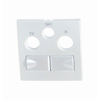 Tapa para tomas multiples 2xRJ45 LOGUS 90 color hielo EFAPEL 90773 TGE