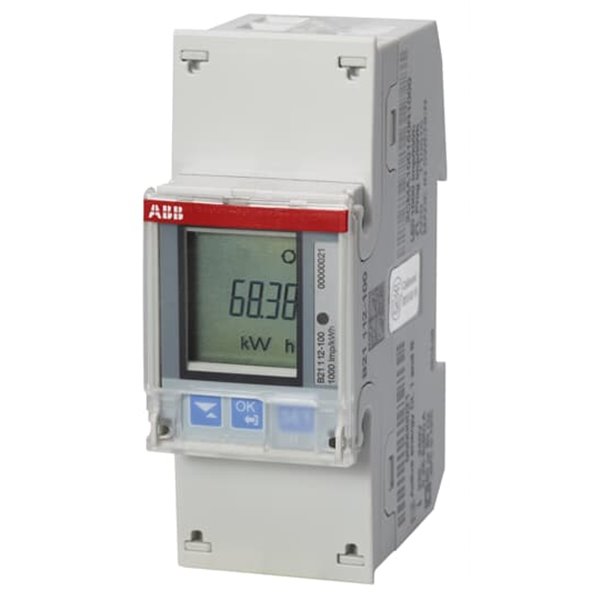 Contador de energia digital ABB B21 112-100 65A 2 Mod 2CMA100150R1000