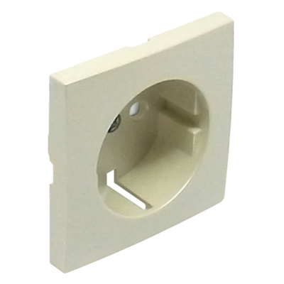 Tapa para toma Schuko LOGUS 90 con seguridad color perla EFAPEL 90632 TPE
