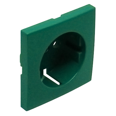 Tapa para toma Schuko LOGUS 90 color verde EFAPEL 90631 TVD