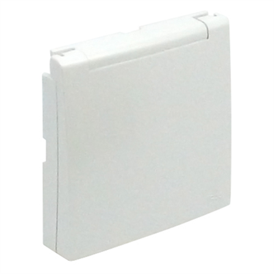 Tapa articulada para toma Schuko LOGUS 90 color hielo IP44 EFAPEL 90634 TGE